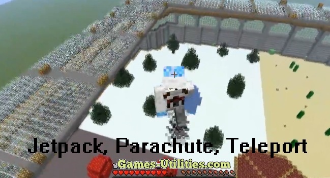 Jetpack,Parachute,Teleporter